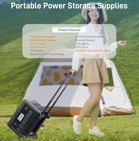 Reliable Portable Poweer Station LFP 300W-2400W With Certifications